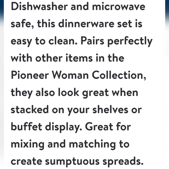 🎁 12-Piece New Pioneer Woman Sweet Rose  Dinnerware Set - Picture 2 of 4